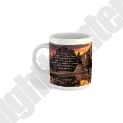 Mug Dolomiti Sassolungo Tramonto