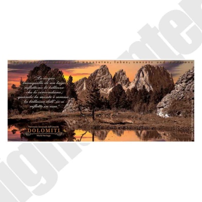 Mug Dolomiti Sassolungo Tramonto - immagine 2