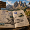 ChatGPT Image Jul 8, 2026, 12_58_33 PM Passaporto delle Dolomiti originale Light Hunter pagina interna del passaporto