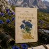 Passaporto delle Dolomiti originale Light Hunter con fiori di genziana e panorama delle Dolomiti